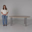 Astyn 73.5" Marble Iron Dining Table