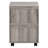 Modern File Cabinet With Wheels, Storage, Taupe, Office Style Rolling Mobility, Drawers, Taupe Laminate,