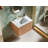 Ula 24" Natural Oak With White Countertop-609542728-609542724
