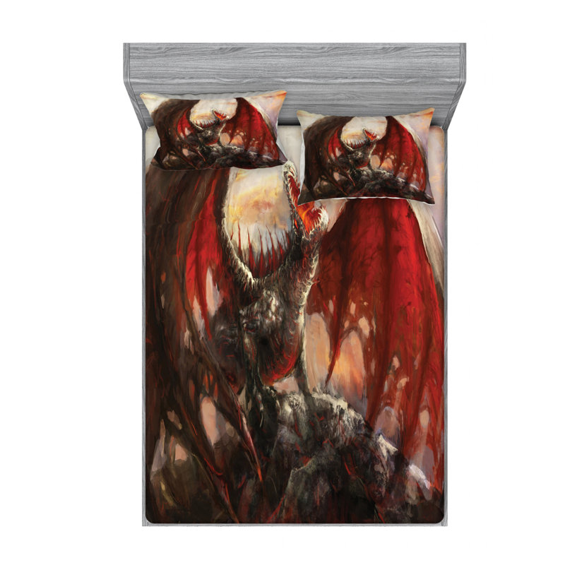 Microfiber Sheet Set, Queen Sheet Set with Fitted Sheet