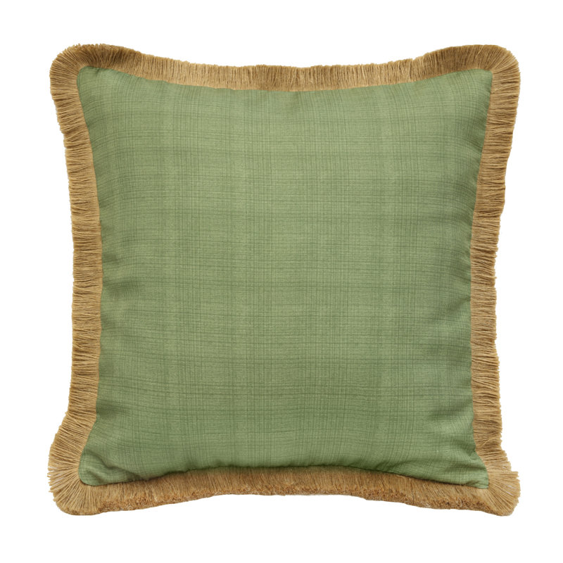 Tropicana Butterfly Solid Outdoor Reversible Throw Pillow