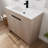 Nelisa 36 " W Freestanding Standard Free Standing 1 Single Vanity Bathroom Vanity With Ceramic Top