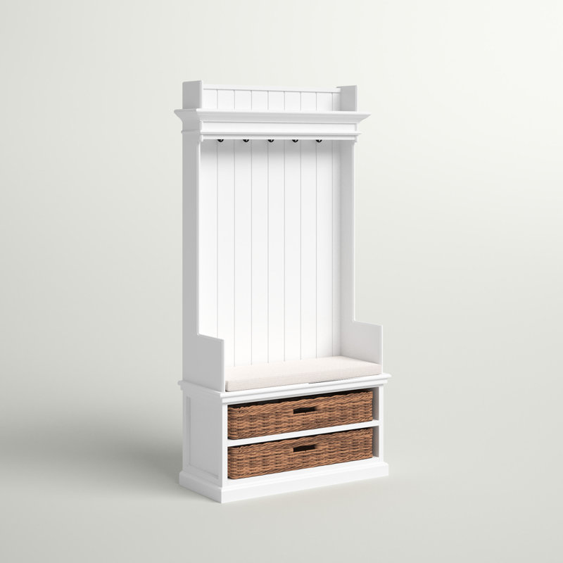 Avelar Hall Tree 39.37'' Wide with Bench