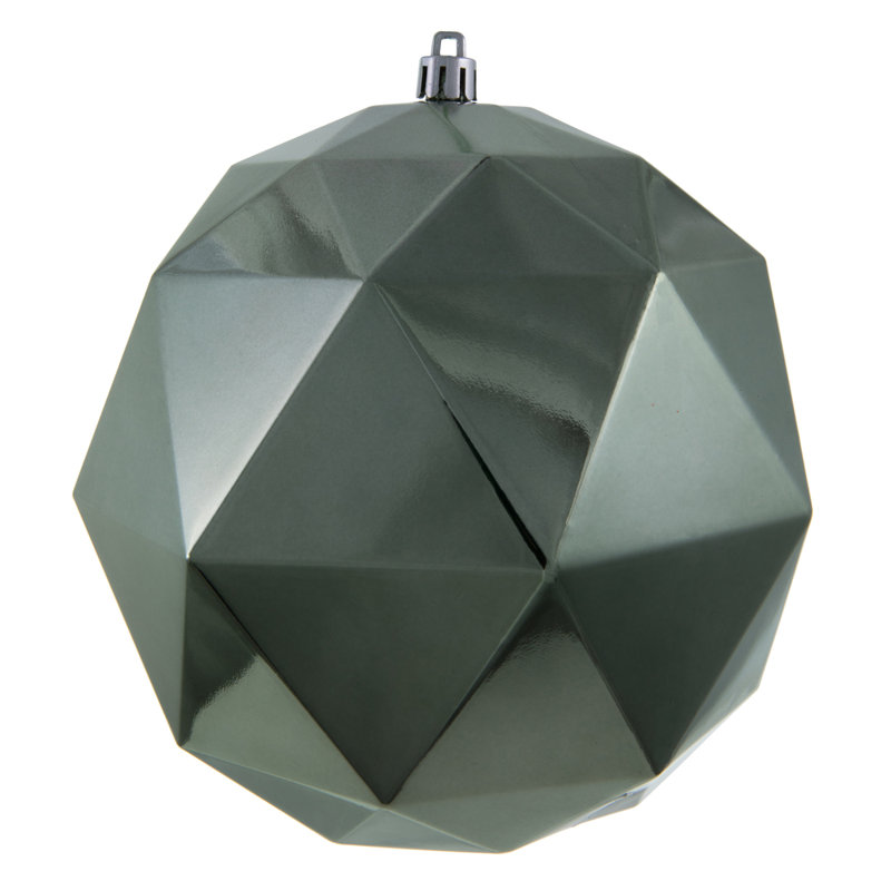 Ornement boule de Noël Holiday Décor, Rose, H 6 po x l 6 po x P 6 po