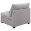 Fauteuil sans accoudoirs gris Blydenburgh