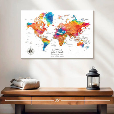 Épinglette personnalisable Let's Travel III World Milstead