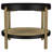 Benson Black Round End Table-1836510939