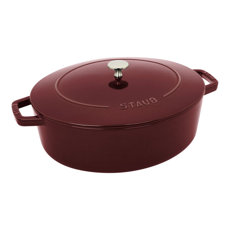 Grande cocotte ovale en fonte 6 L La Cocotte, Grenadine