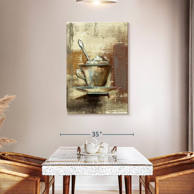 Yarlin Cafe Classico III Neutral, 45" H x 30" W