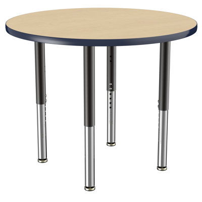 Table ronde à hauteur réglable