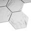 Carreau de mosaïque en porcelaine mate nid d'abeille 10,08 po x 11,64 po Porcetile