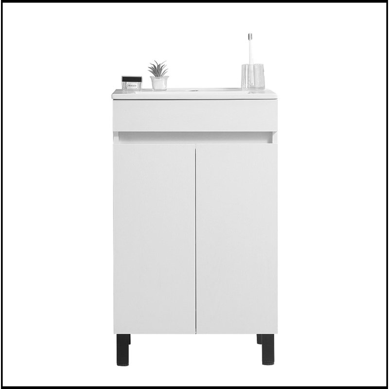 20''Bathroom Vanity White (Without Ceramic Basin)