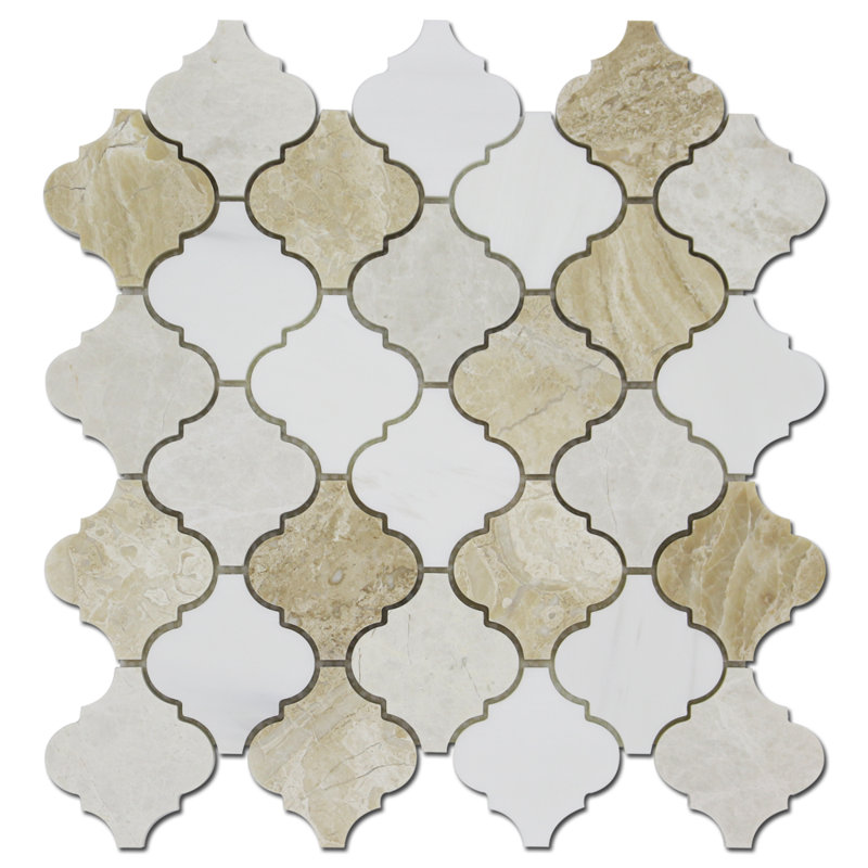 Cordelio 12" x 12" Marble Mosaic Wall & Floor Tile