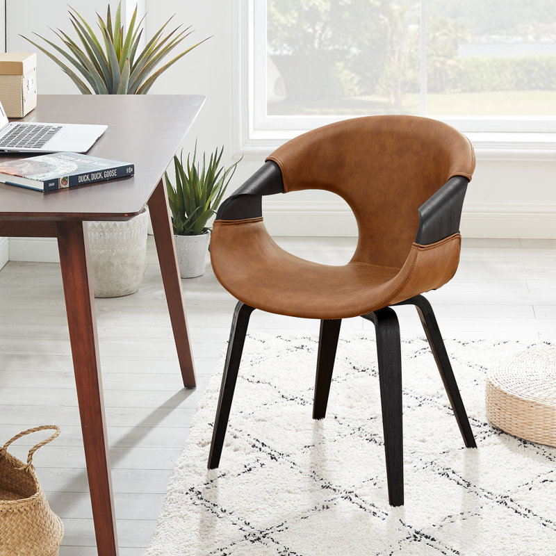 Janaan 54Cm Wide Armchair, Brown , Black