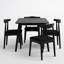Solid Table And Solid Chairs Set