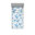 Bleu azur, écume de mer pâle / floral