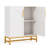 Modern Sideboard Buffet Storage Cabinet With Adjustable Shelves