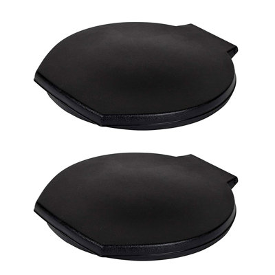 Housse de toilette de camping portative Reliance Luggable Loo, noir (paquet de 2)