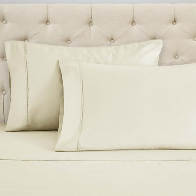 1500 Thread Count Ultra Soft Cotton Blend Sateen Pillowcase Set