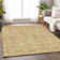 Premium Machine Washable Prisco Gold Rug