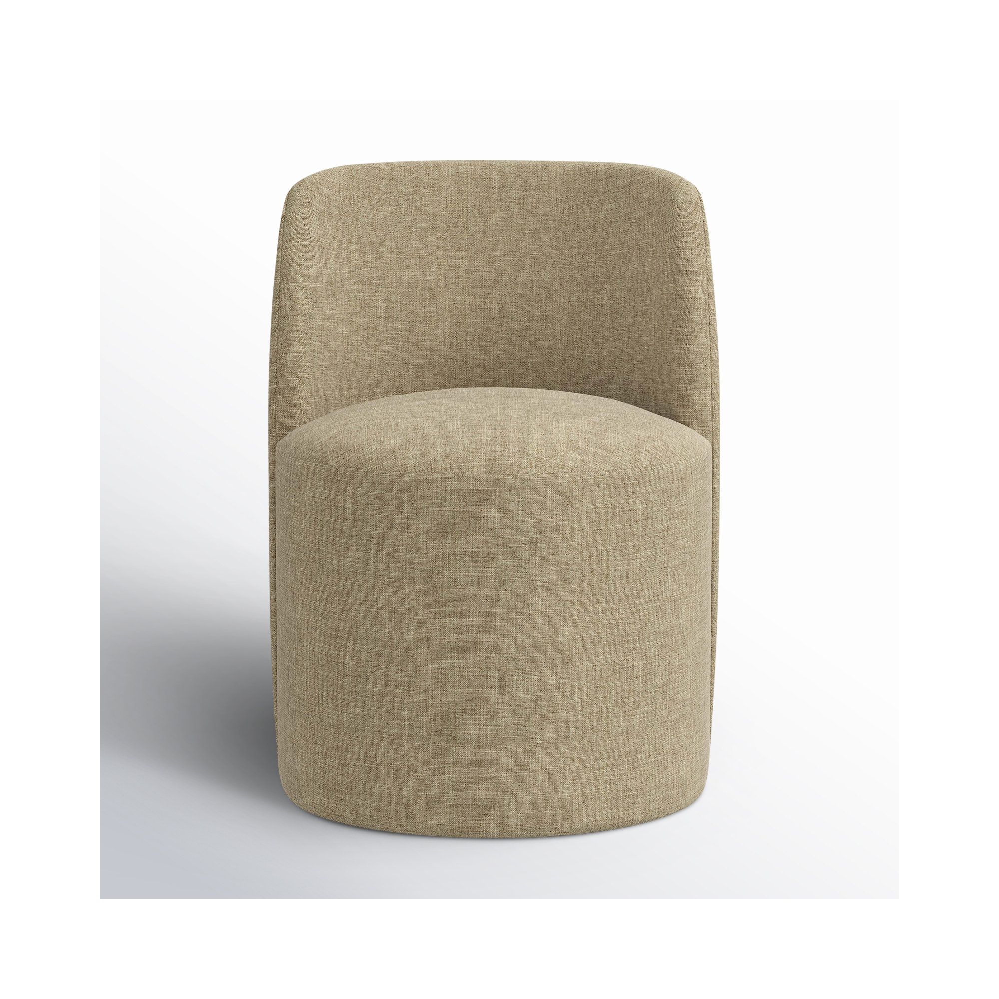 Begonia Dining Chair, Zuma Natural Textured Linen