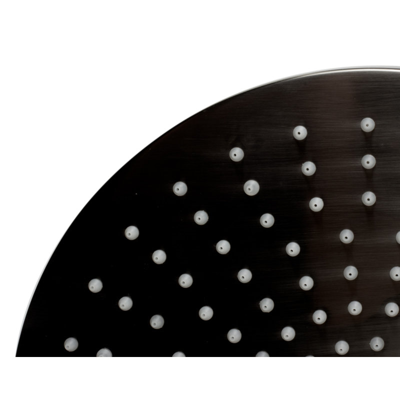 Pomme de douche fixe Rain, Nickel brossé