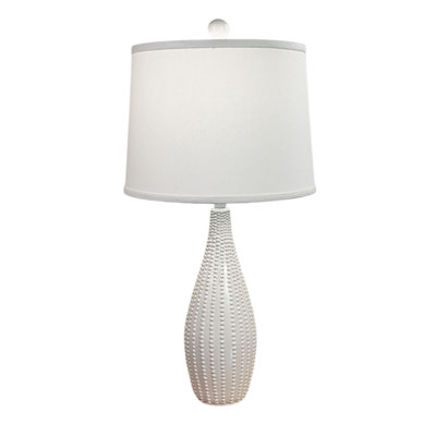 Lampe de table en ivoire