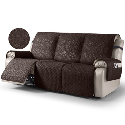 Heide 100% Waterproof 3-Seater Sofa Slipcover, Couch Cover with Non-Slip Granules Side Pockets, Machine Washable Kid Pet Friendly Sofa Cover Furniture Protector
