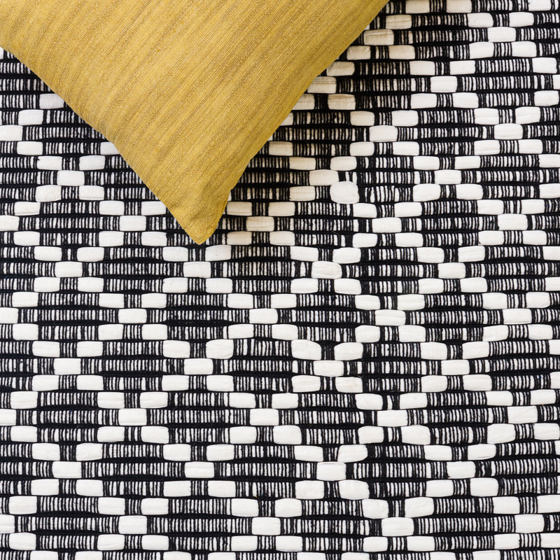 Montauk 175 Hand Woven 80% Paper Chindi; 20% Cotton Machine Washable Geometric Rug, Rectangle 9' x 12'