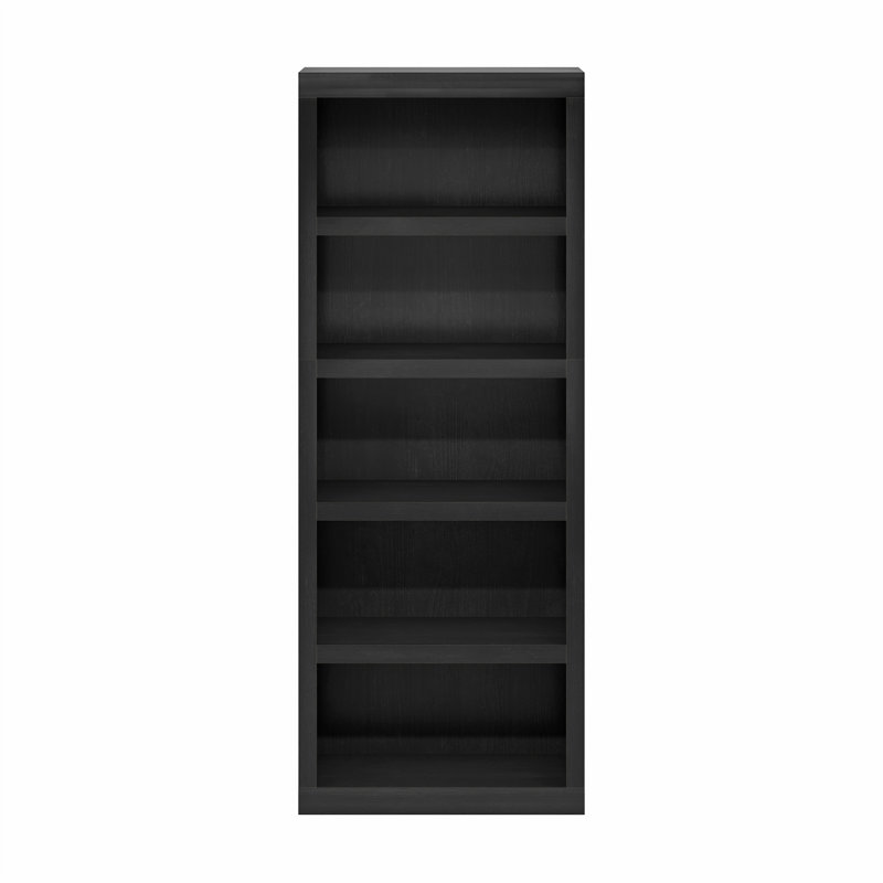 Bibliothèque standard H 63,5 "x l 24,6" Wendi, Bois foncé