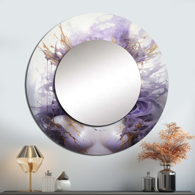 Woman Meditation Mind - Meditation Round Mirror Wall Decor_MTMIR115879