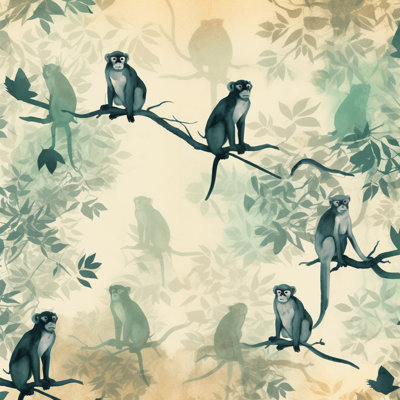 Monkey Polyester Comforter
