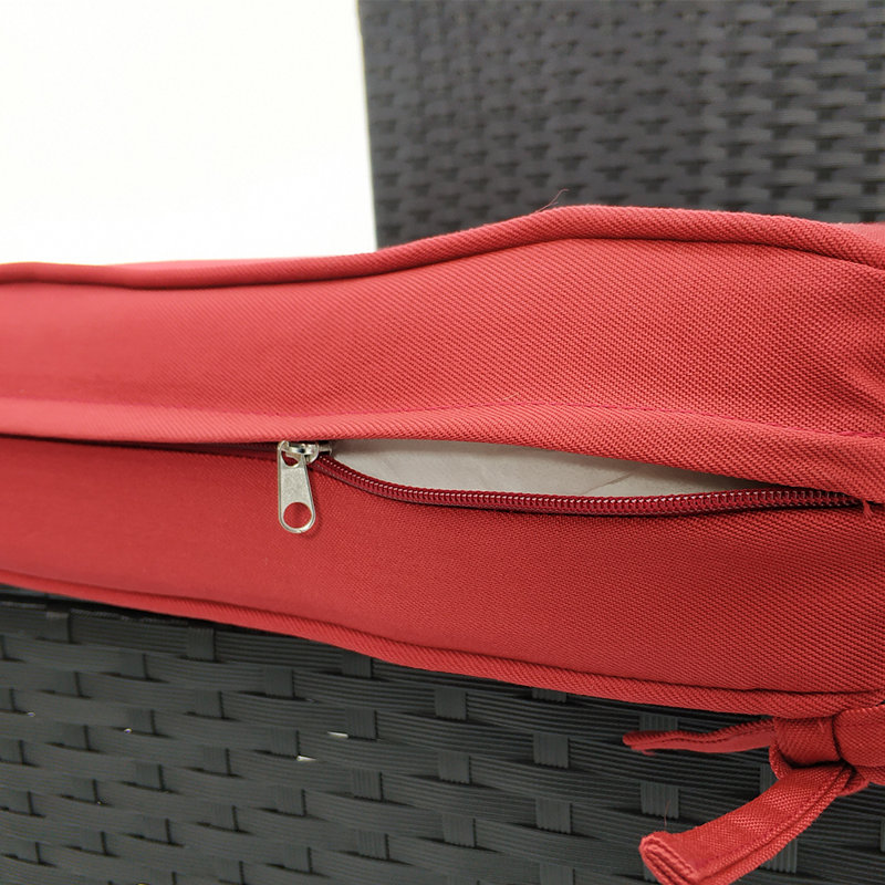 Adreana Outdoor 4'' Sofa Seat / Back Cushion, Red