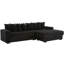 Canapé modulaire en L Corduroy avec repose-pieds mobile, porte-gobelets et 8 coussins décoratifs en forme de L-1849675018