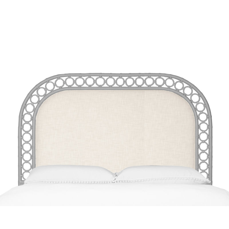 Solana Platform Bed, King, Light Gray