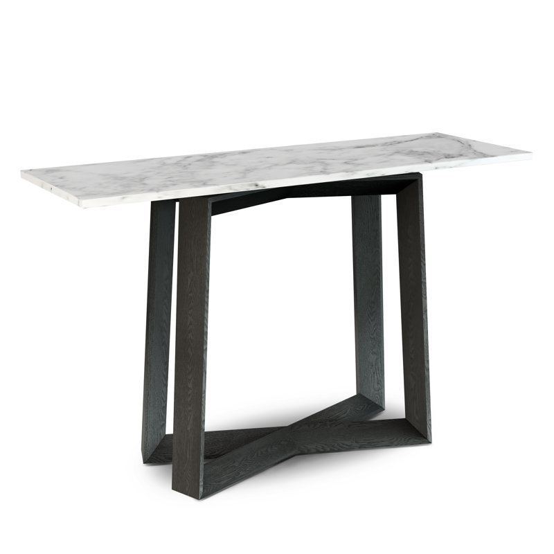 Caydance Marble Top Console Table, 73.2cm H x 120cm W x 40cm D
