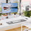 L-Shaped Metal Base Computer Desk-978524067-978524071