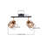 12.5'' 2 -Light Fixed Track Track Kit-91957083