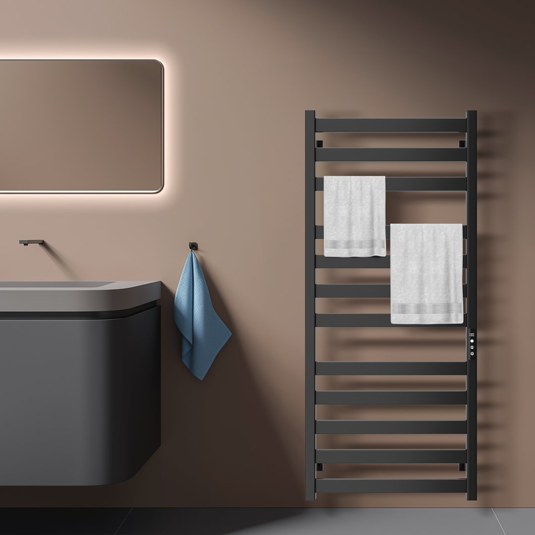 Wall Mount Towel Warmer Electric Heated Towel Rack Paraheeter