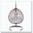 Hammock Chair Foldable Sturdy Frame Plush Cushion-891322474-891322473