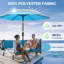 Parasol avec manivelle et inclinaison (sans base)-1572895044