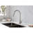Kitchen Faucet With Pull Down Sprayer-124897240