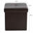 Besma Faux Leather Ottoman-91534287