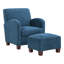 Fauteuil club avec repose-pieds 29,25 po Kaelan-454837715