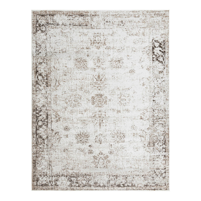 Brandt Rug, Rectangle 10' x 13', No, Beige/Tan