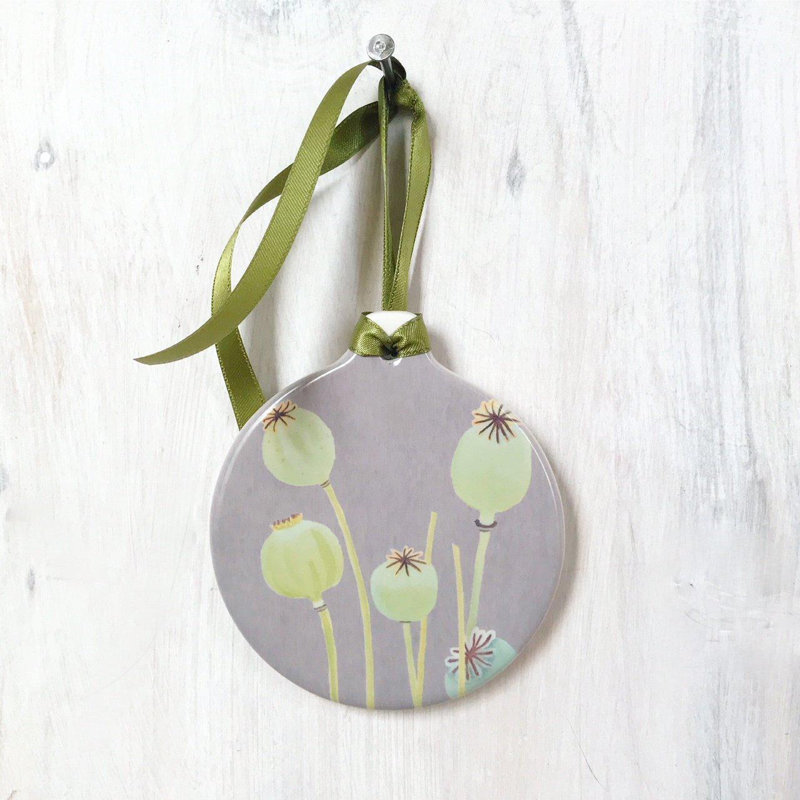 Ornement floral suspendu