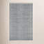 Herringbone Swedish Blue Handwoven Cotton Rug-49206491-130704068