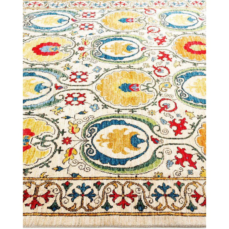 Overyed One-of-a-Kind Rectangle 6'1" X 8'10" Hand Knotted Area Rug