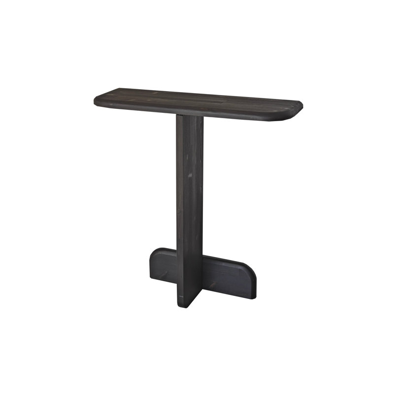 Commode moderne en bois massif Bellest, couleur anthracite, 31,5 po x 33,5 po x 9,8 po | Fabrication 100% bois massif, design scandinave | Solution de rangement durable et élégante pour la chambre à coucher et le salon, élégante et fonctionnelle