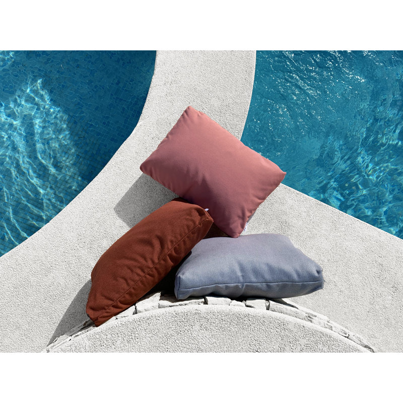 Rozema Cushion, Rectangle 35cmH x 55cmW, Graphite/Black